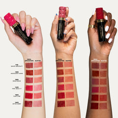 Milani Color Fetish Lip Stain-140 Pink About It color semimate de larga duración.