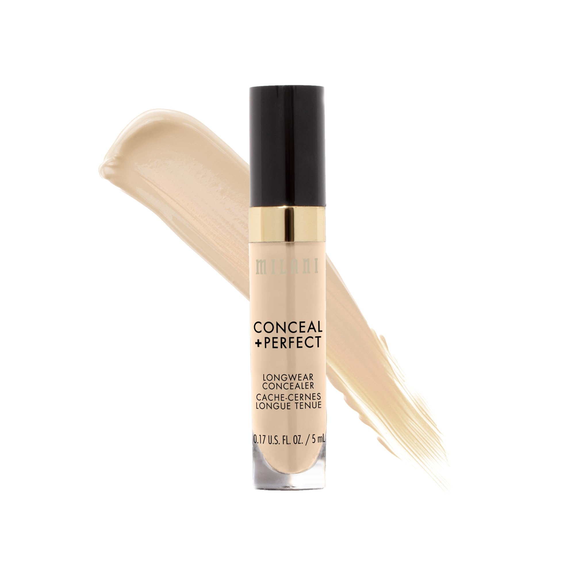 Milani Conceal + Perfect en bote, cobertura uniforme para imperfecciones.