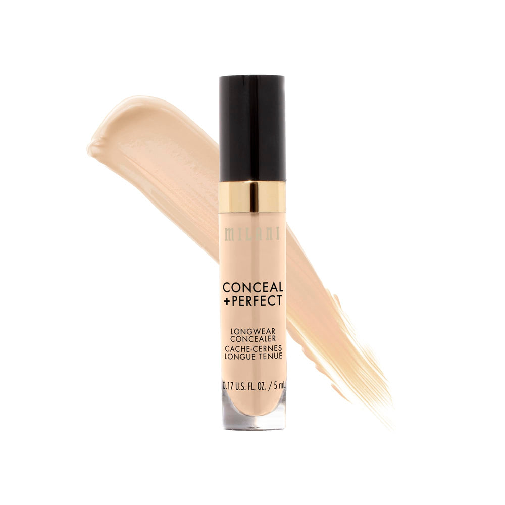 Milani Conceal + Perfect en bote, cobertura uniforme para imperfecciones.