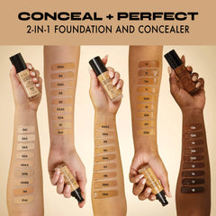 Milani Conceal + Perfect cobertura duradera y resistente al agua.