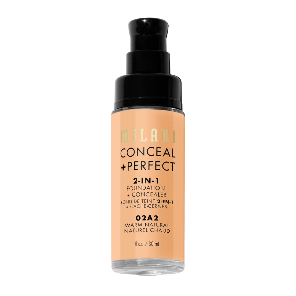 Milani Conceal + Perfect cobertura resistente que se mantiene todo el día.