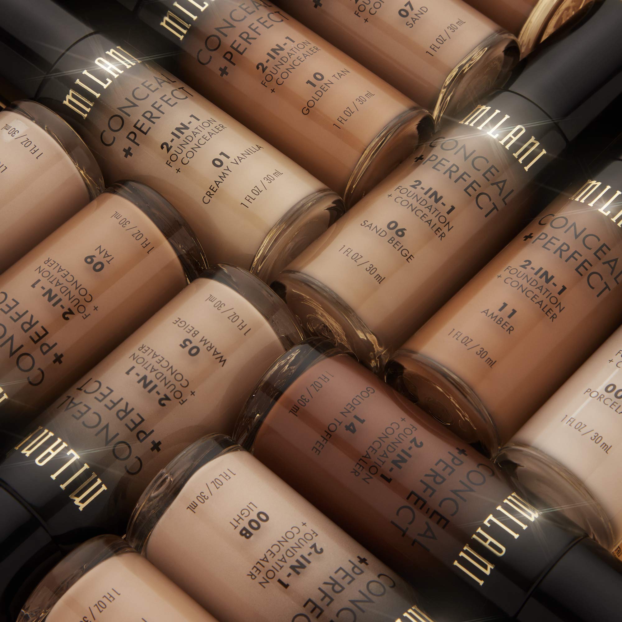 Dos en uno Milani Conceal + Perfect porcelana facilita maquillaje.