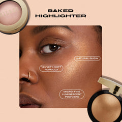 Milani Dolce Perla iluminador horneado acentúa arco de Cupido con brillo ligero.