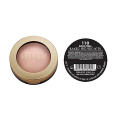 Milani Dolce Perla iluminador horneado realza puente de nariz para luminosidad natural.
