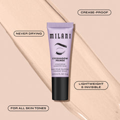 Milani Eyeshadow Primer, base translúcida e invisible para tonos de piel