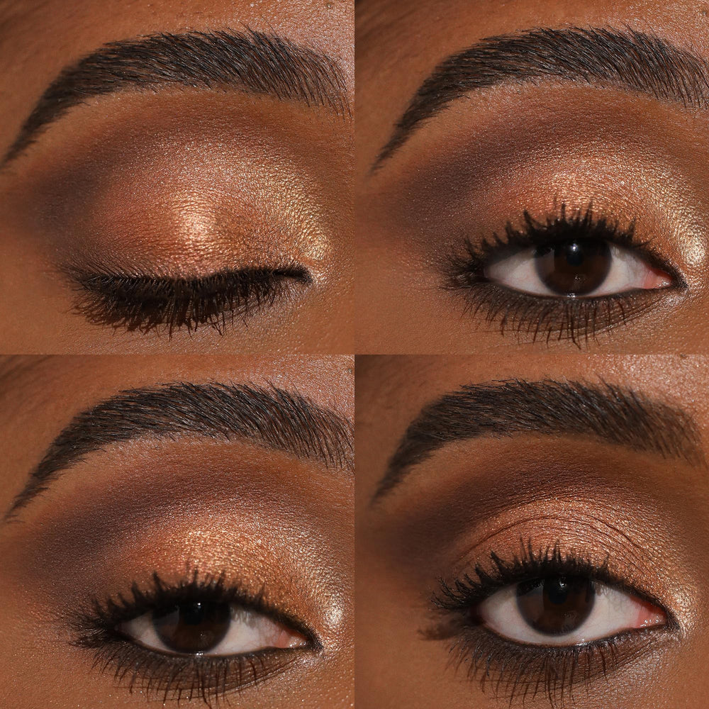 Milani Gilded Mini Paleta textura suave para una aplicación suave y precisa.