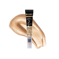 Milani iluminador líquido Lunar, envase luminoso para uso diario.