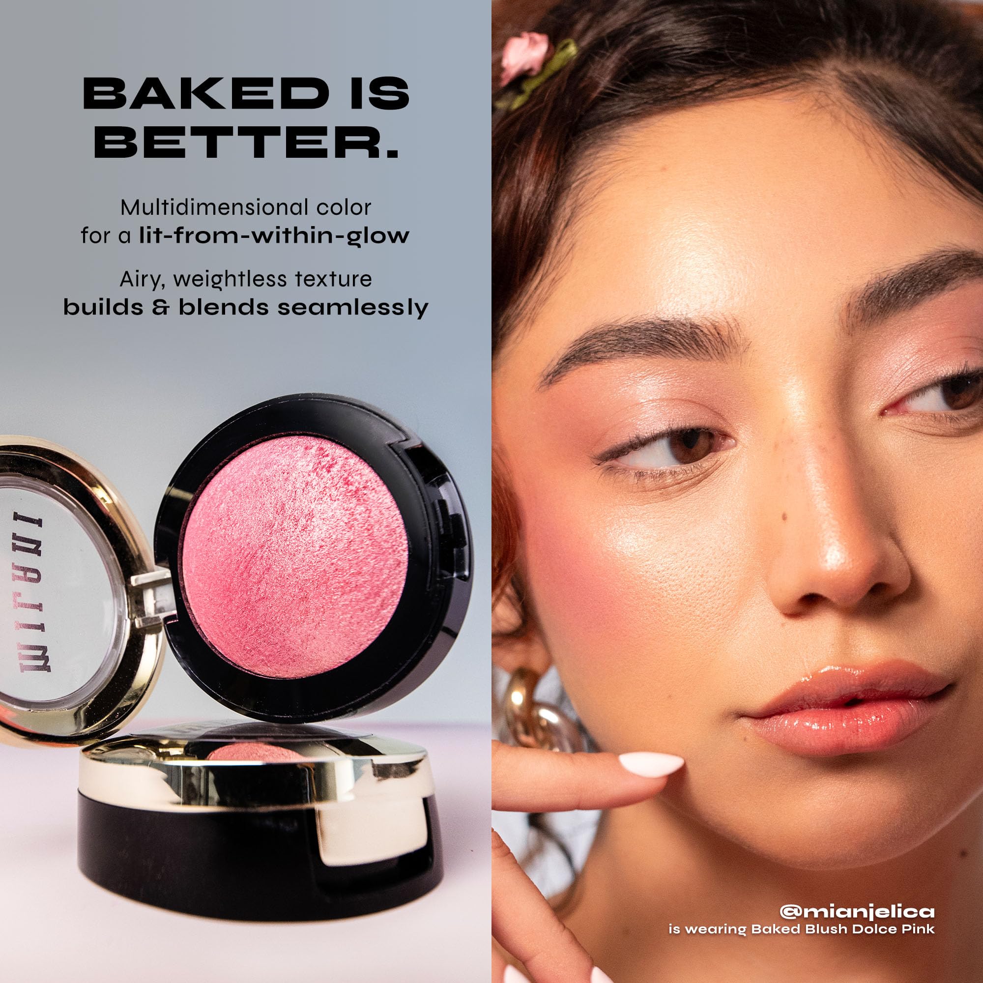Milani Rose Blush – application rapide pour rehausser les joues au quotidien.