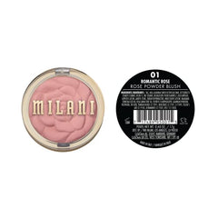 Milani Rose Blush – poudre compacte pour une application précise et durable sur les joues.