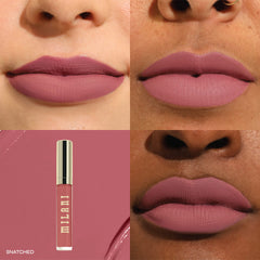 Milani Stay Put Labial, duración de hasta 12 horas para look duradero.