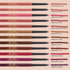 Milani Understatement Lipliner pigmentación alta para color duradero.