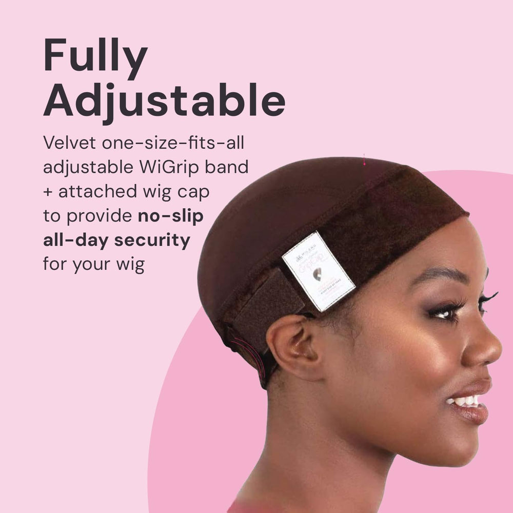 MILANO COLLECTION GripCap sin-clips-pegamento-cinta, comodidad sin dolor en el cuero cabelludo.