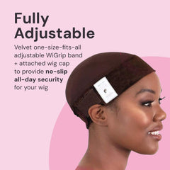 MILANO COLLECTION GripCap sin-clips-pegamento-cinta, comodidad sin dolor en el cuero cabelludo.