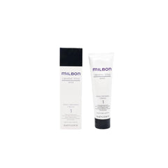 Milbon crema definidora de onda, botella visible, definición suave y brillo natural.