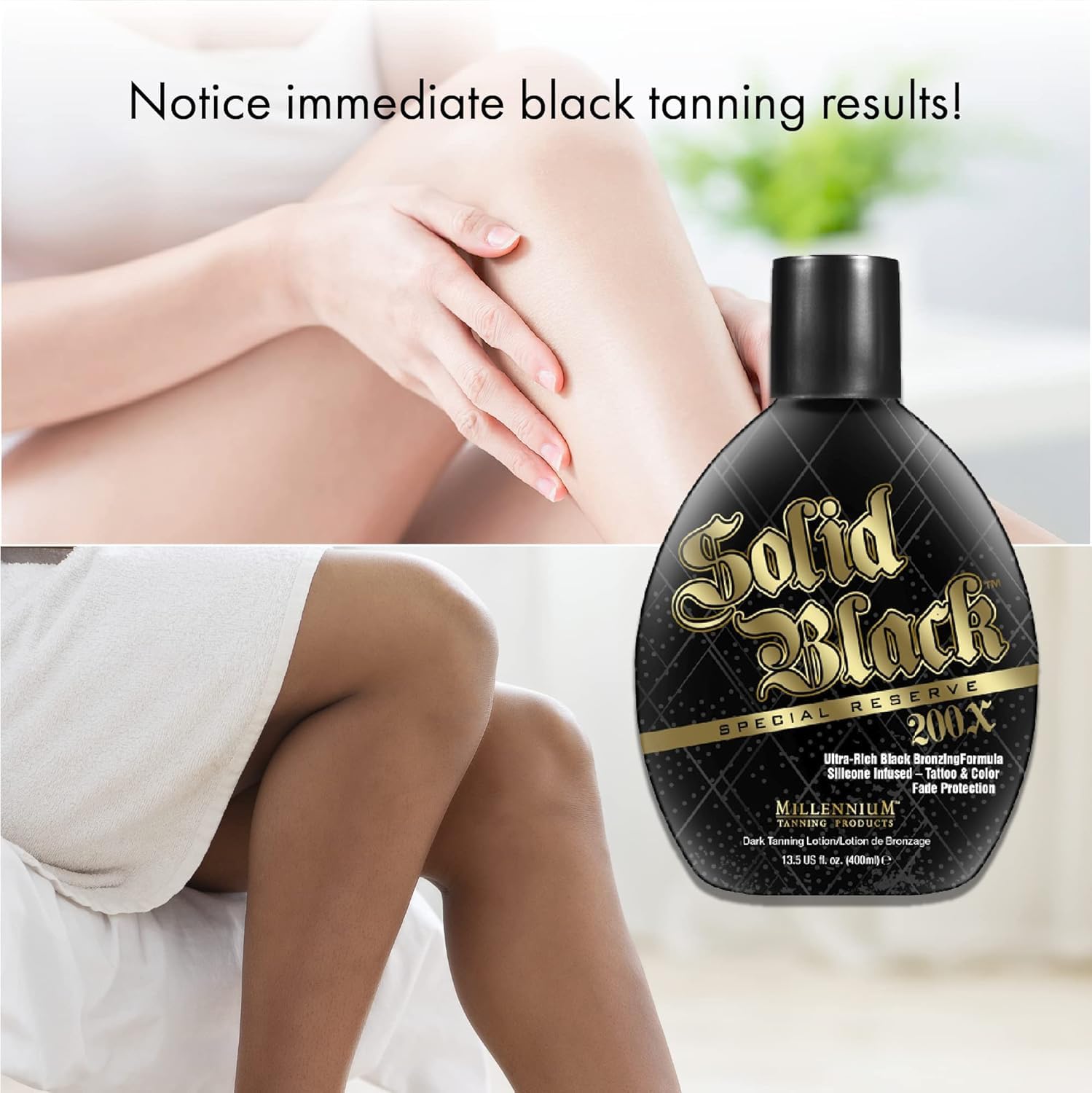 Millennium Tanning Bronceado inmediato y duradero con 200X
