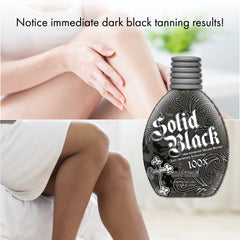 Envase de 400 ml de Solid Black 100X listo para usar.