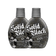 Millennium Tanning Solid Black 100X: bronceado interior y exterior intenso.