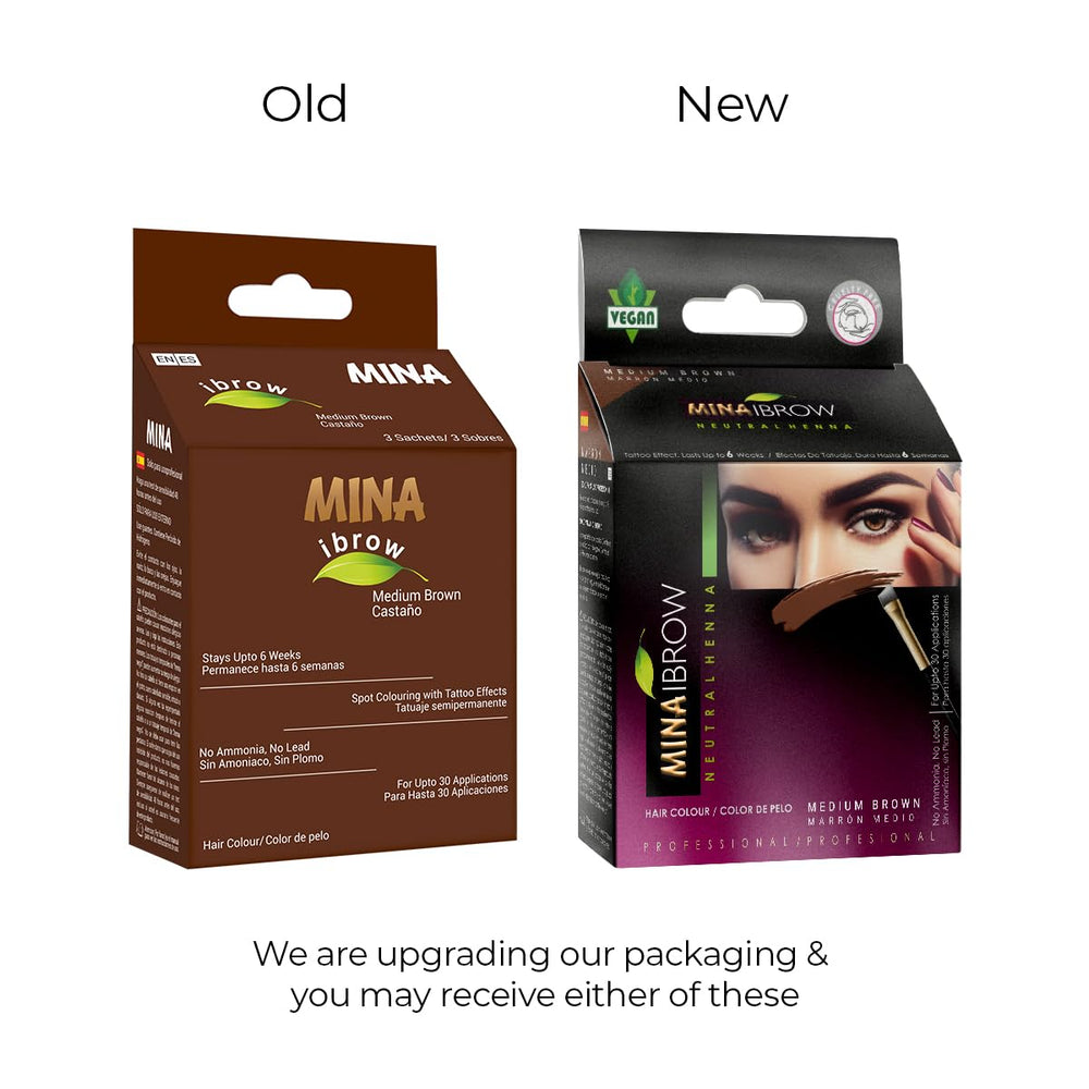 MinaiBrow kit tintado sin amoniaco para uso en casa