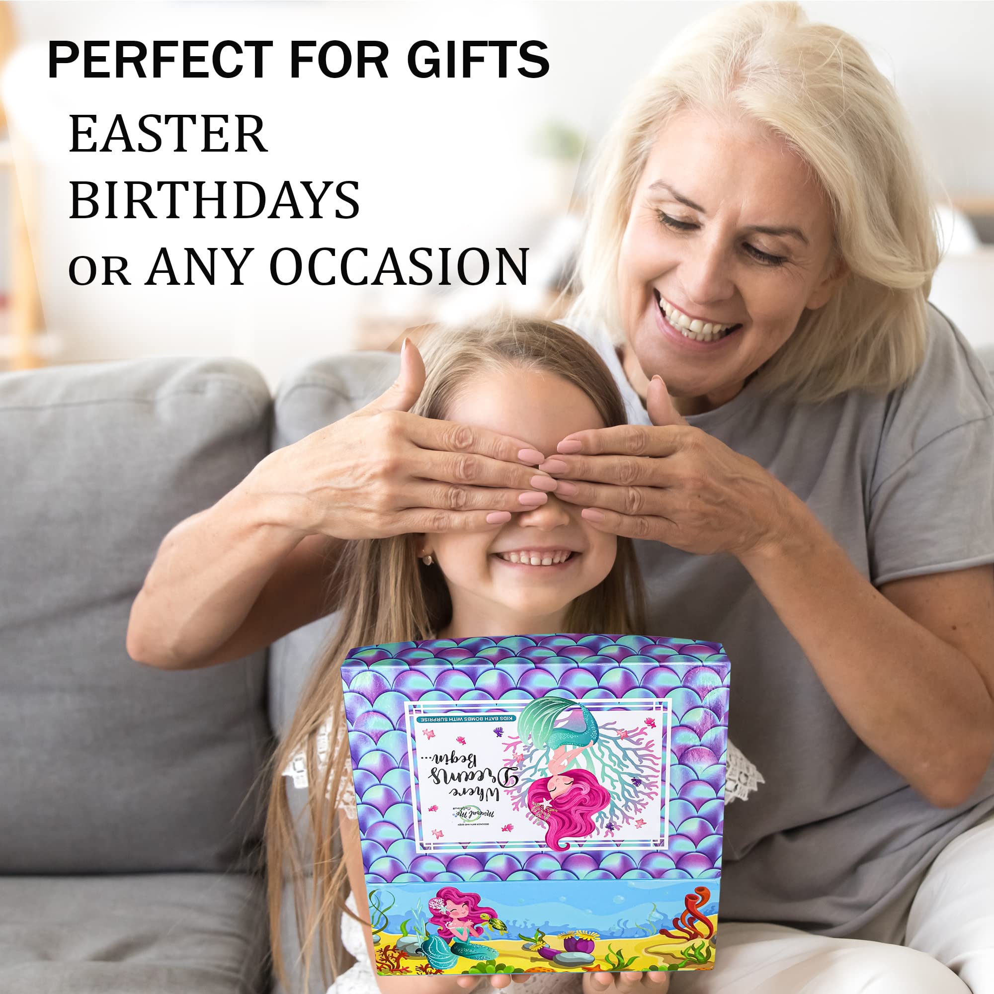 Bomba Mineral Me California para niñas y niños, juego sensorial