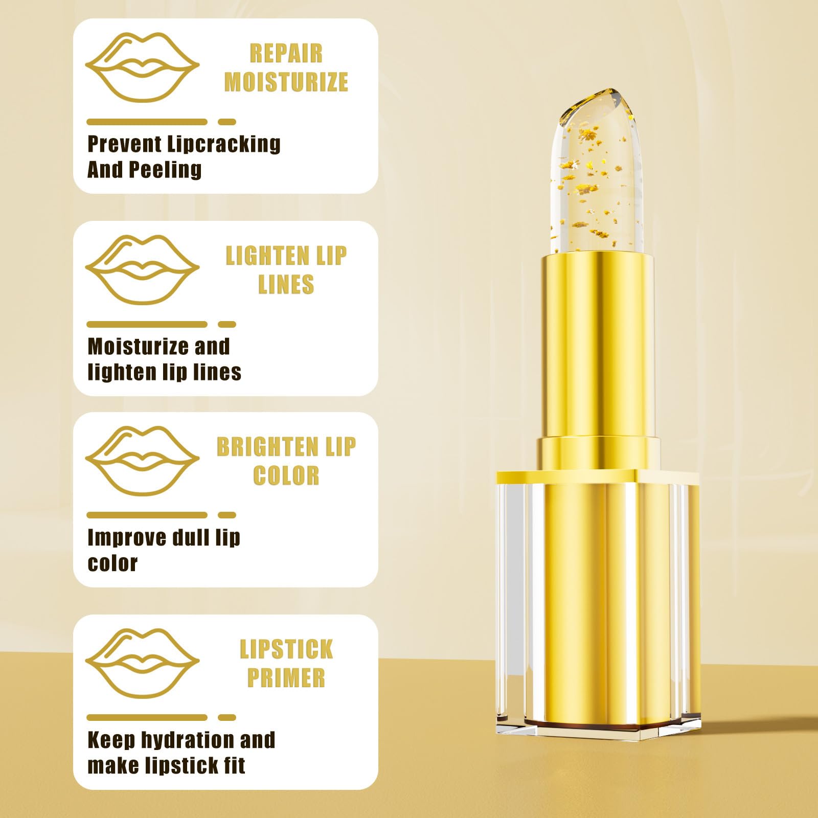Minfei labial durabilidad prolongada mantiene color sin esfuerzo.