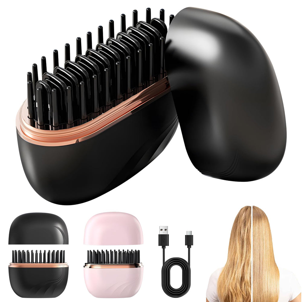Mini Alisador de Pelo Inalámbrico, diseño compacto ideal para viajar.