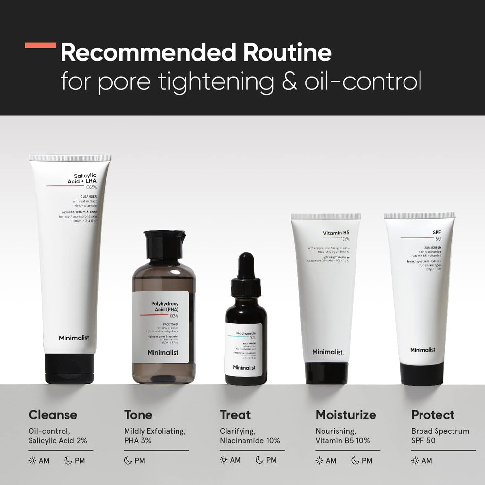 Tonico Minimalist con gluconolactona y Prorenew para renovación suave