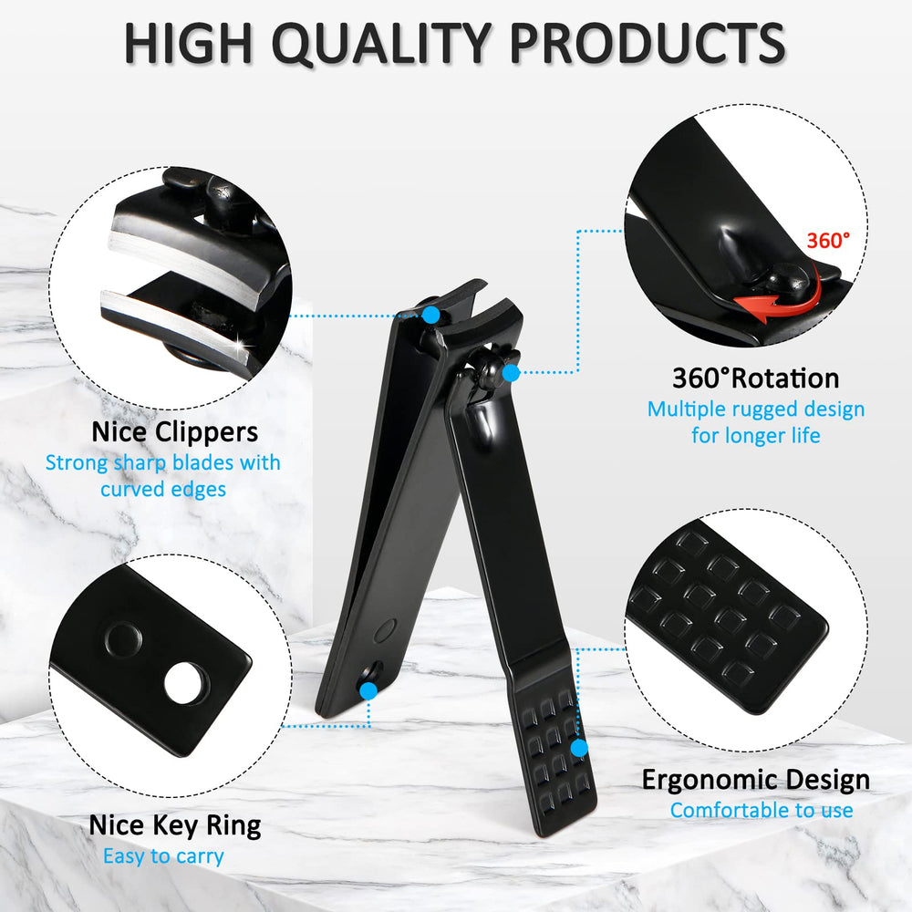 MINKINH cortauñas de precisión de acero inoxidable para cortes limpios