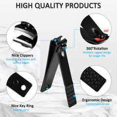 MINKINH cortauñas de precisión de acero inoxidable para cortes limpios