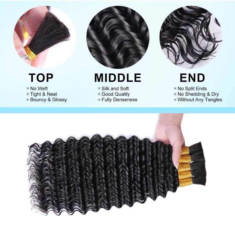 Miokimou cabello trenzado sin nudo, onda bohemia para resultados consistentes.