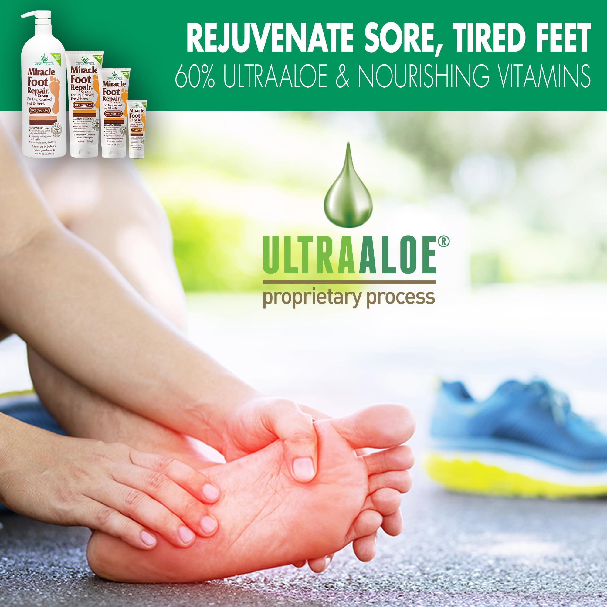 Miracle of Aloe soin-diabétique-sûr, sécurité d'usage pour pied diabétique.
