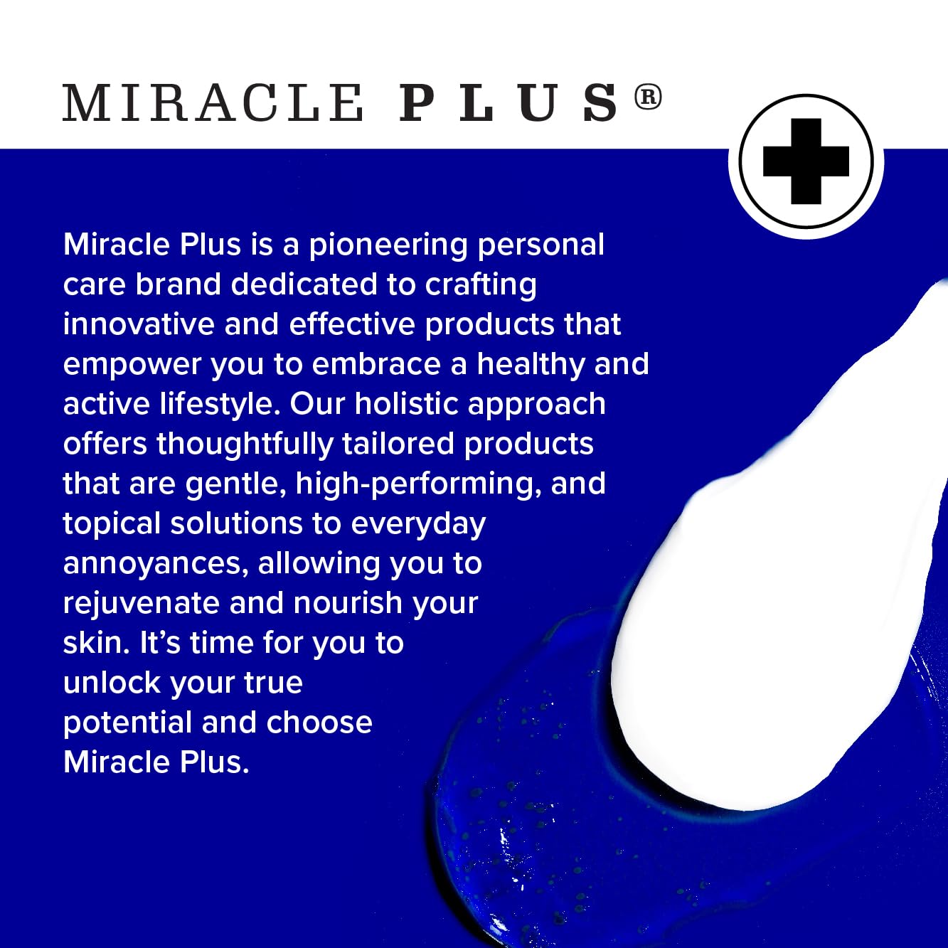 Miracle Plus nightly routine image highlighting overnight skin regeneration support