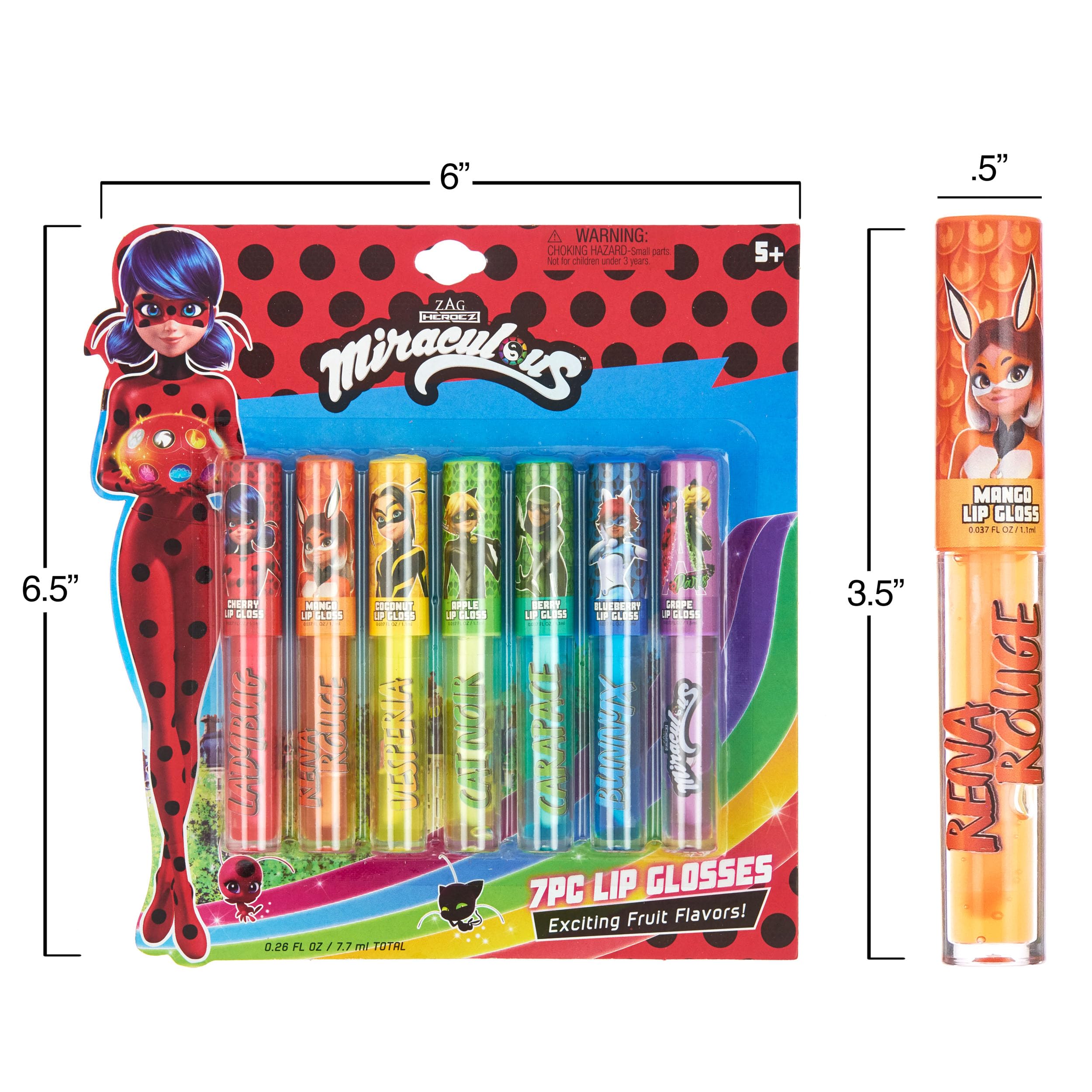 Sabor arándano de Miraculous lipgloss para resaltar color y brillo refrescante