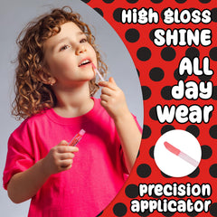 Sabor manzana de Miraculous lipgloss con aroma fresco y brillo ligero