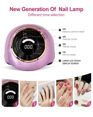 MIRAGE LAYON pantalla LCD grande para controlar tiempos de curado
