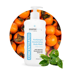 Mirai Clinical Jabón Corporal con aroma duradero para control de olor