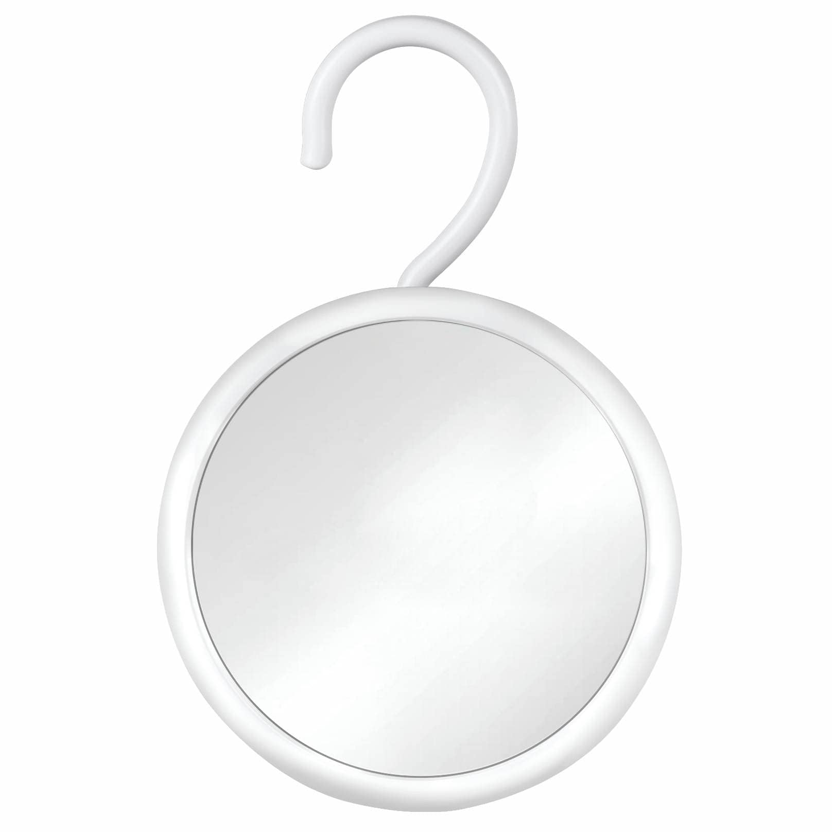 MIRRORVANA: espejo de ducha redondo con antivaho para afeitado cómodo