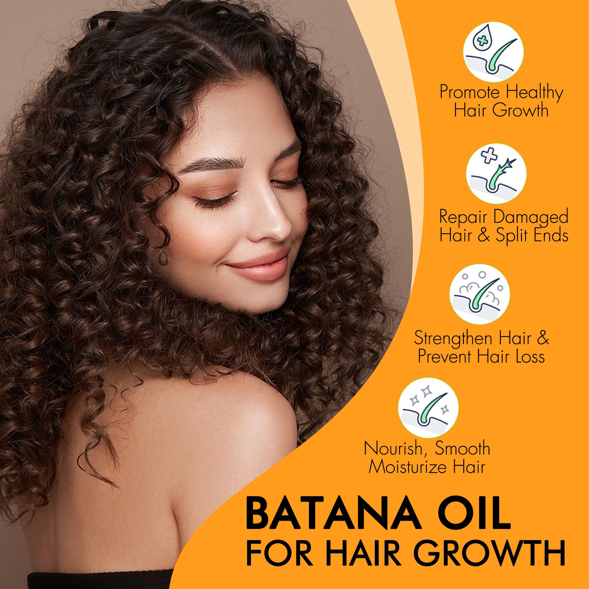 MISICH Aceite Batana, cabello más grueso y saludable