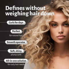 Miss Jessie's Curly Pudding ofrece definición de rizos para un acabado claro.