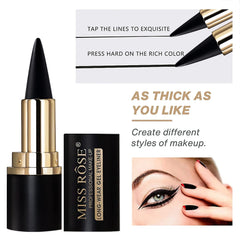Miss Rose Gel Eyeliner: diseño tipo pintalabios portátil