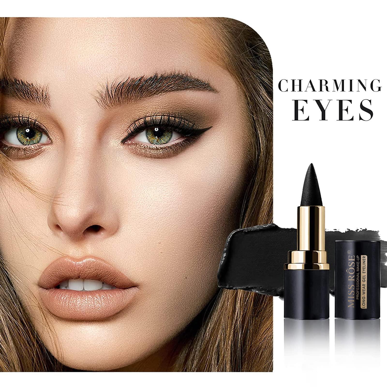 Miss Rose Gel Eyeliner: ideal para look cat eye