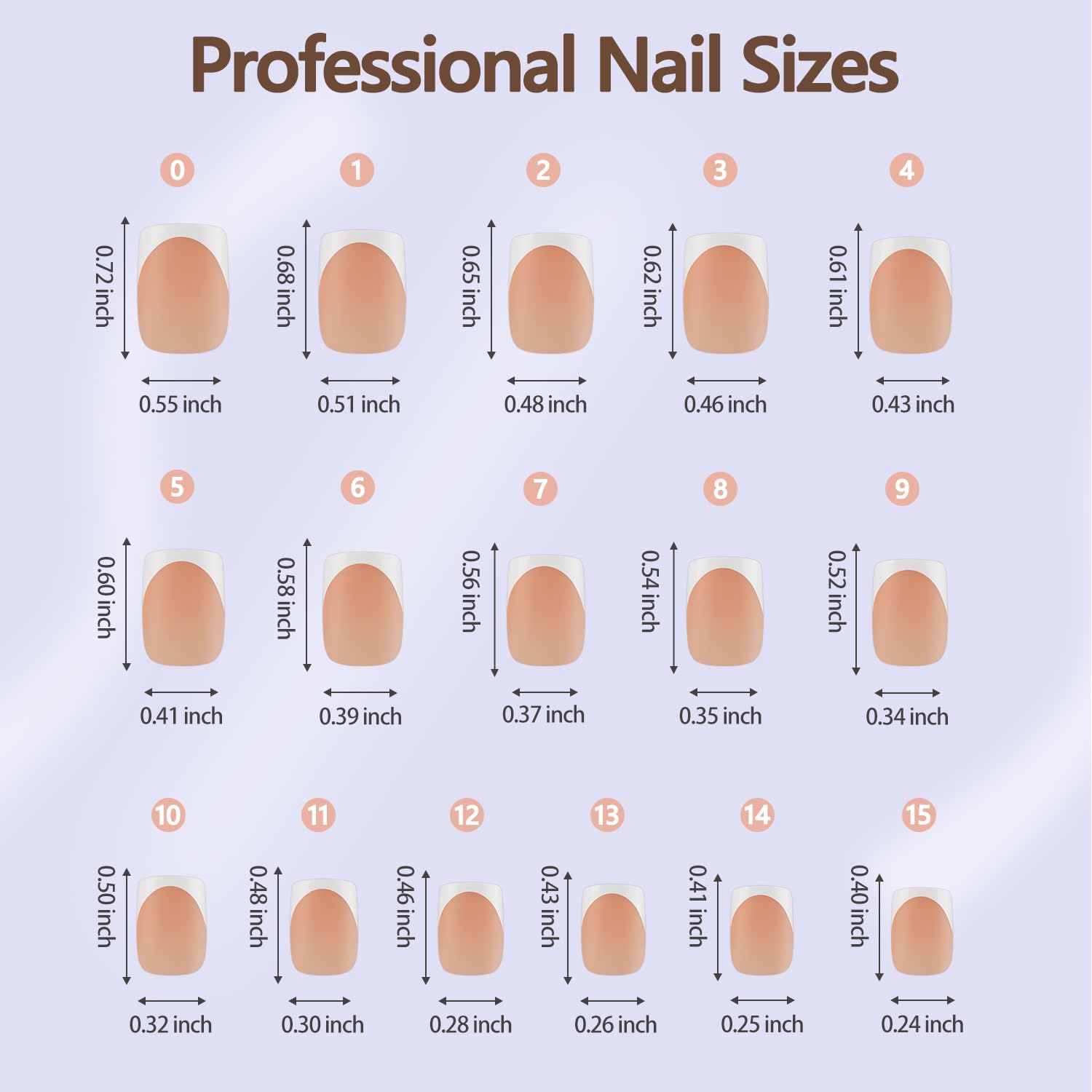 Misssix thin back edge provides comfortable fit on natural nails.