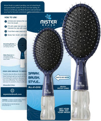 Mister Brush Navy con diseño 2 en 1 para peinar y rociar
