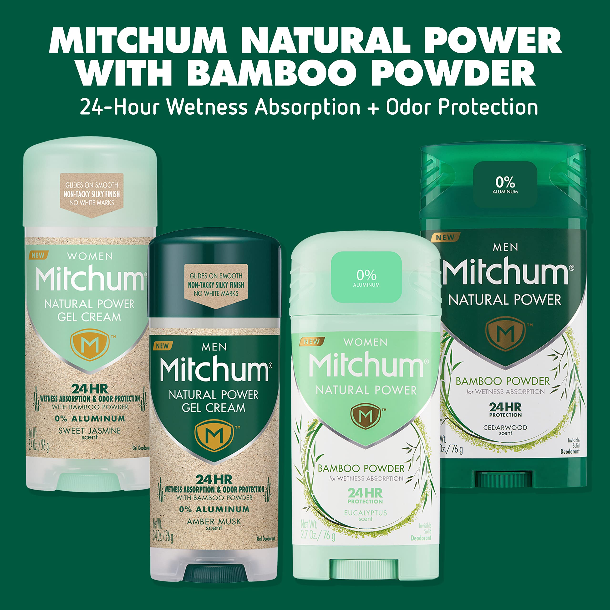 Mitchum Cuidado de la piel, ingredientes que dejan sensación suave