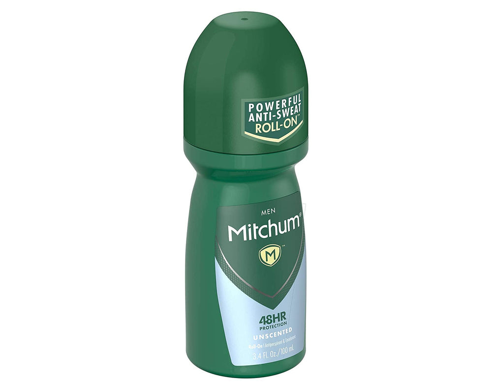 Mitchum Roll-On Dry Clear formula provides quick-drying, residue-free wear.