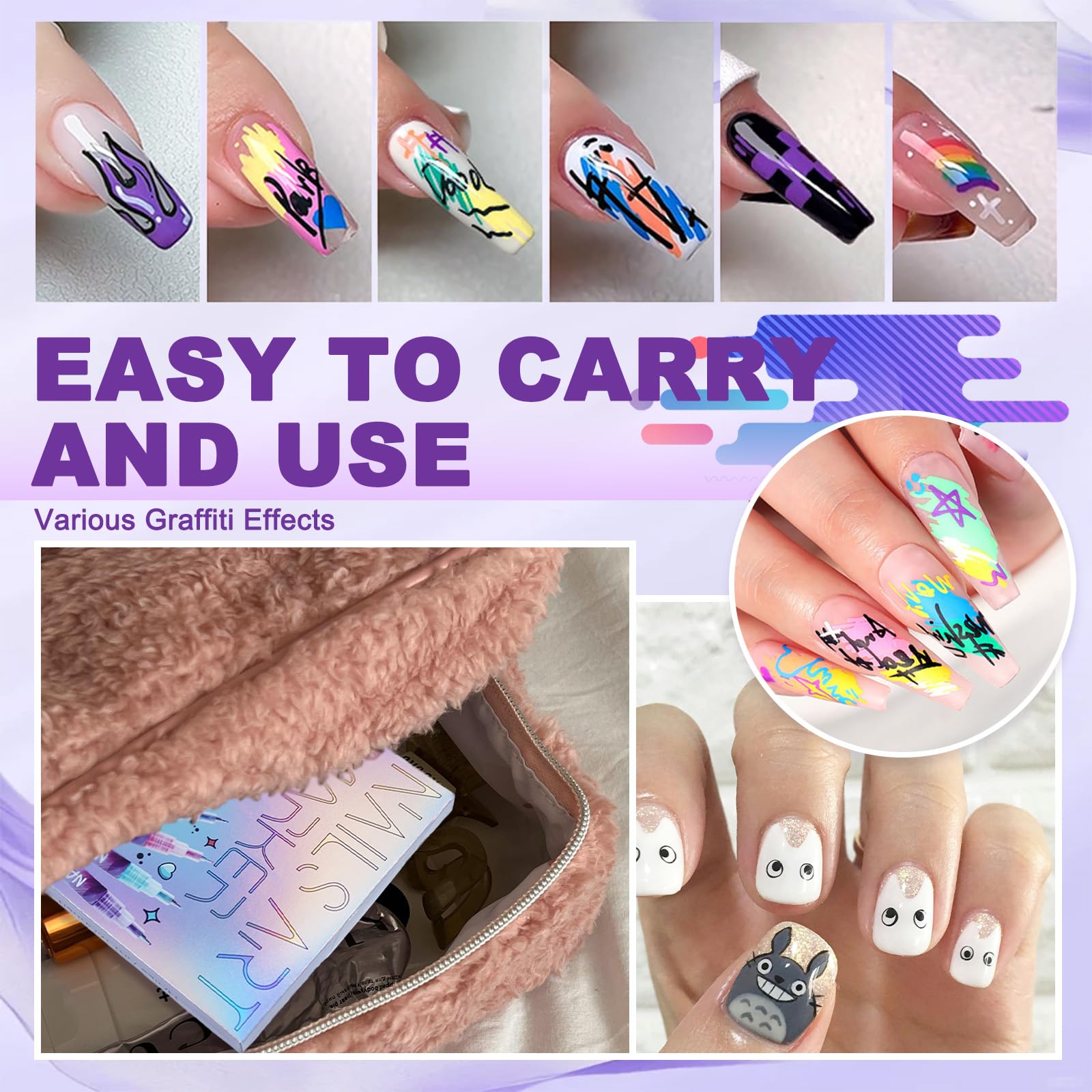 MKNZOME facilita diseños de uñas versátiles para principiantes y profesionales.