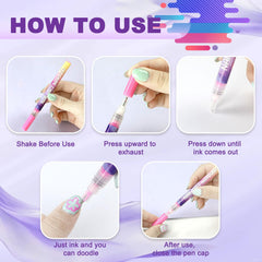 Punta ultrafina MKNZOME para líneas precisas en uñas.