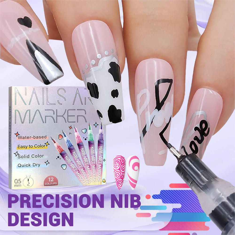 Conjunto de uñas para diseños caseros con acabado profesional.