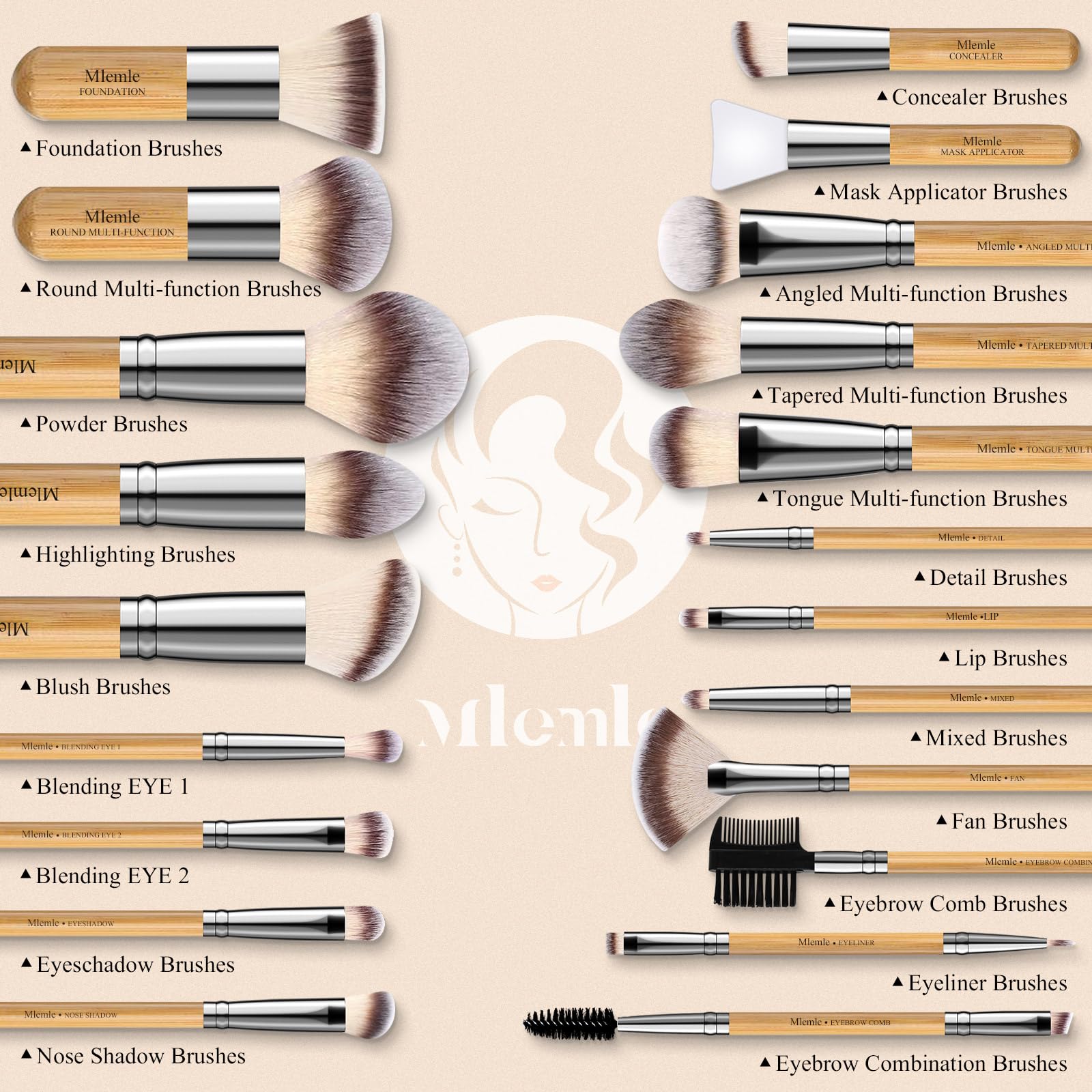 Esponjas de maquillaje incluidas para difuminar base y corrector con facilidad.