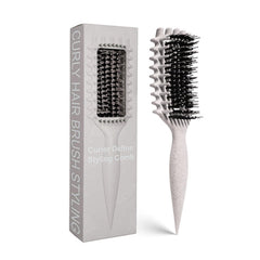 MMBVSZ Candybrush desenreda rizos con suavidad para un peinado rápido.