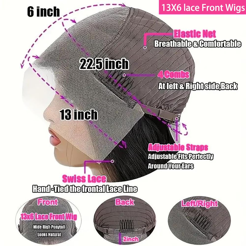 MMFZPHEIR 13x6 HD lace front for seamless scalp look